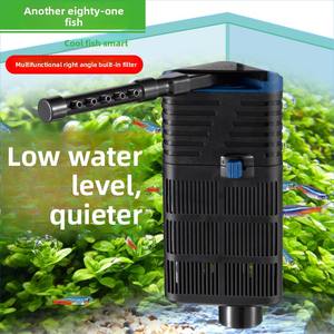 Petit <span class=keywords><strong>filtre</strong></span> <span class=keywords><strong>d</strong></span>'<span class=keywords><strong>aquarium</strong></span> mural intégré avec filtration à <span class=keywords><strong>angle</strong></span> droit, faible bruit, 220V, <span class=keywords><strong>pour</strong></span> aquariums de tortues - Product Image 4