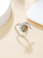 Bijoux de réglage de lunette de bague d'éternité en acier inoxydable pour femmes