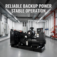 Générateur Diesel Industriel 250 kVA 200 kW Type Ouvert Sans Balais 100% Fil de Cuivre pour Centrale Électrique Usine 480V ATS