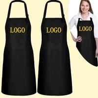 Tabliers de coiffeur, barbier, chef, cuisine, restaurant, peinture, salon de manucure en polyester imperméable avec logo personnalisé