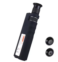 Microscope optique portable 400x pour inspection de fibres, machine d'inspection de fibres optiques LC/SC/FC