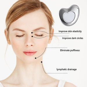 Cuidados com a pele Rosto Ferramenta Aço Inoxidável Gua Sha Cryo Massager Ice Roller Metal Ice Globes Coração Forma Com Logotipo Personalizado - Product Image 6