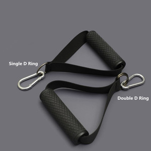 Tay Cầm Tập Thể Dục Chính Hãng Logo Tùy Chỉnh Tay Cầm Tập Gym Chống Trượt Tay Cầm TPR D Kéo Chắc Chắn Tập GYM Có Vòng Chữ D Cho Dây Kháng Lực - Product Image 4