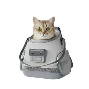 महिलाओं के लिए अनुकूलित ब्रांड पालतू वाहक कंधे बैग लक्जरी चमड़े की बिल्ली बैग - Product Image 1