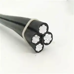 China first class 4x10mm2 XLPE insulated overhead cable