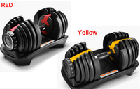 Ensemble d'haltères réglables rapides de 24 kg/52,5 lb, équipement de musculation, poids libres pour hommes et femmes