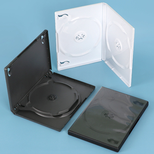 SUNSHING-Estuche de DVD apilable de 1 a 15 discos, concentrador apilador de varios discos, embalaje Bluray de CD, 14mm, 27mm, estuche de DVD negro con concentrador M-Lock - Product Image 3