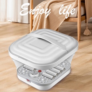 Masajeador Eléctrico Infrarrojo para Fisioterapia, Masajeador de Piernas, Spa, Burbujas, Rodillos Shiatsu, Bañera de Pedicura Portátil para Uso Doméstico - Product Image 6