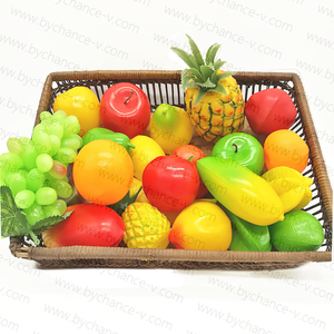 Vente en gros de <span class=keywords><strong>jouets</strong></span> de cuisine éducatifs bon marché Fruits légumes creux en plastique imperméables Accessoires de décoration de Noël au détail - Product Image 1