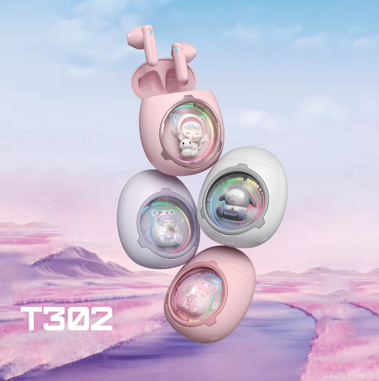 Pink Children's Earbuds Pink Kids Earbuds Belkin SOUNDFORM