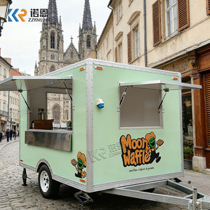 Camion à gaufres au <span class=keywords><strong>prix</strong></span> d'usine, remorque alimentaire mobile à gaufres de 3 m avec système d'eau et prise EU - Product Image 2