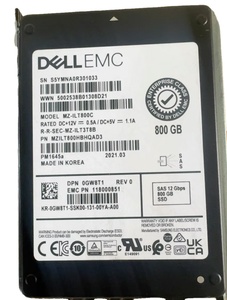 0GW8T1 800GB MZ-ILT800C PM1645a SSD SAS Hard <b>Drives</b> - Product Image 3