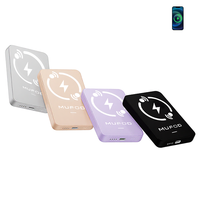Batterie externe magnétique sans fil 10000 mAh, chargeur rapide 20 W pour téléphone portable 5000 mAh, batterie externe personnalisée 5000 10000 mAh pour iPhone
