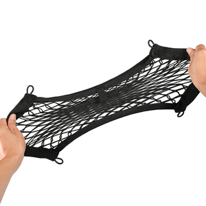 Proveedor de fábrica: Red de almacenamiento trasera para maletero de coche, bolsillo de malla elástica, organizador adhesivo de pared, bolsa de almacenamiento. - Product Image 6