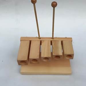 Instrument de musique <span class=keywords><strong>Gong</strong></span> en bois massif à cinq tons <span class=keywords><strong>Gong</strong></span> en bois pour troupe dramatique et performance de bande pour instruments d'orchestre - Product Image 1