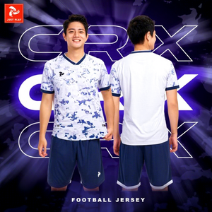 Elegantes Camisetas de Fútbol para Adultos, 100% Poliéster, Impresión por Transferencia de Calor, Colores Personalizados, Etiquetas, Servicio OEM, Material de Alta Calidad - Product Image 1