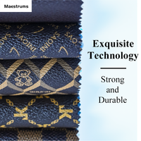 Revêtement de siège de voiture en PVC gaufré floral vintage durable de 0,5 mm avec support non tissé résistant à l'abrasion, approvisionnement en gros, Jiangsu Chine