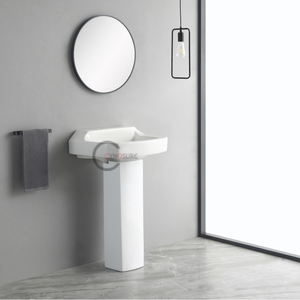 Conçu spécialement pour les bâtiments verts et les maisons durables en ingénierie, dotés de des bassins colonnaux blancs de haute dureté. - Product Image 2