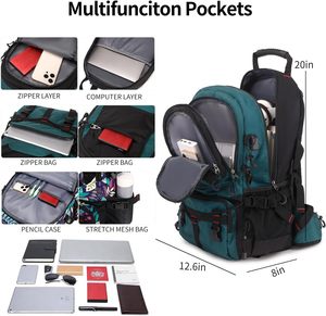 Muestra gratuita de mochilas de larga duración y alta calidad para hombres que son ideales para una variedad de actividades al aire libre, portátiles/senderismo - Product Image 6
