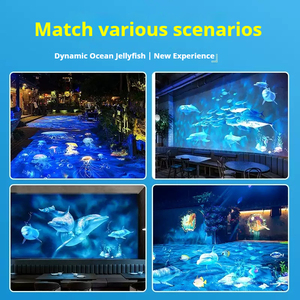 Proyector LED de Doble Lente Ultra Brillante de 160W - Luz Publicitaria de Cristal para Áreas de Alto Tráfico STD-160W 160W Doble Lente Gobo Pr - Product Image 2