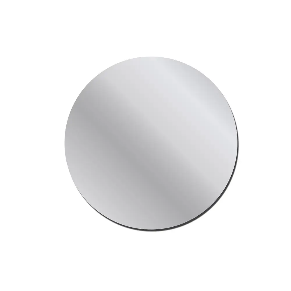 Venta caliente 1mm tamaño circular acrílico espejo pared pegatina para decoración del hogar Baño DIY autoadhesivo pegatinas de pared