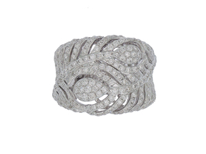 Anillo de Diamantes de Boda con Cobertura Completa, Chapado en Oro de 18k, Diamante Redondo Natural Brillante, Diseño Clásico, Directo de Fábrica - Product Image 6