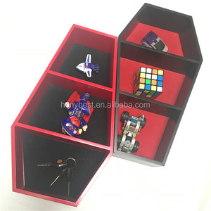 Gothic Trang Trí Nội Thất Màu Đen Gỗ Nổi Kệ Bằng Gỗ Quan Tài Kệ Với Có Thể Tháo Rời Ngăn Gỗ Quan Tài Kệ Cho Phòng Ngủ Nhà Bếp - Product Image 5