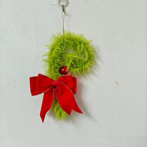 Arbre de Noël festif de 23cm, ornements suspendus, décorations de centre commercial avec sac d'emballage, arrangement élégant pour arbre de Noël - Product Image 5