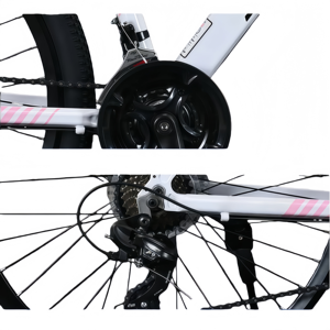 Bicicletta Mountain Bike Fat da 26 Pollici, Telaio in Lega di Alluminio, Hardtail, Cambio Shimano a 27 Velocità, Freno a Olio, MTB per Adulti per Triathlon e Gare - Product Image 3