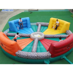 เกมเป่าลมฮิปโปหิวโหยแสนสนุก เกมงานรื่นเริงแบบเป่าลมสำหรับขาย - Product Image 1