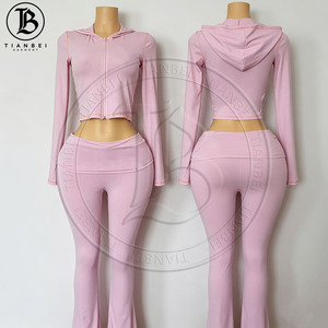 <span class=keywords><strong>Conjunto</strong></span> Deportivo para <span class=keywords><strong>Mujer</strong></span>, con Logotipo Personalizado, Top Corto con Capucha, Chaqueta de Manga Corta, Pantalones Cortos con Cordón, Ropa Deportiva, <span class=keywords><strong>Conjunto</strong></span> de Ropa Activa para <span class=keywords><strong>Mujer</strong></span> - Product Image 5