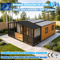 Maison préfabriquée sur mesure pour le marché européen avec cuisine, salle de bain, 2, 3 ou 4 chambres, maison modulaire portable extensible en conteneur
