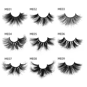 FDshine Lashes Vendor New Style 25mm 3D Mink Eyelashes With Cheap Box