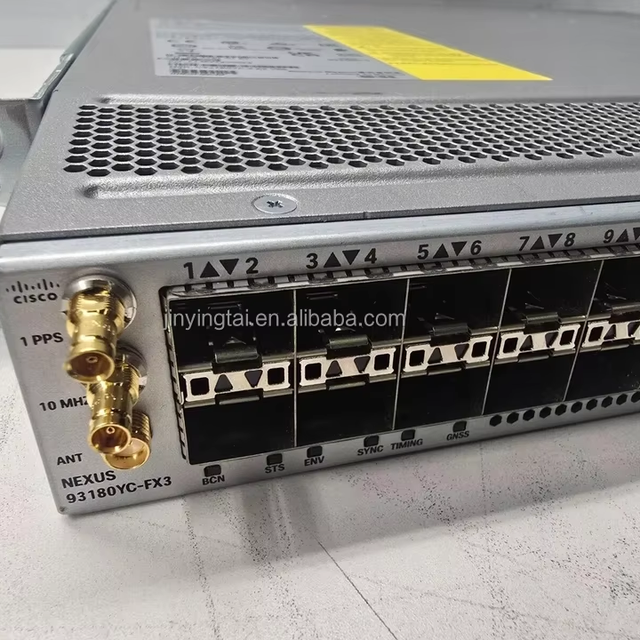 For N9K-C93180YC-FX Nexus 9300 Stackable L3-Managed 48 X 10GBase-T Switch 48 Port SFP 2.6 Tbps Capacity 24GB RAM Rack