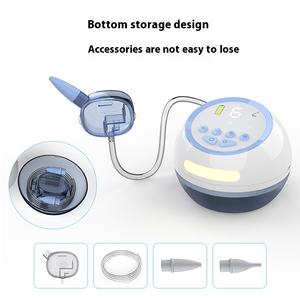 เครื่องดูดน้ำมูกจมูกไฟฟ้าทำจากซิลิโคนสำหรับเด็กทารกอุปกรณ์ดูดน้ำมูกที่จมูกแบบตั้งโต๊ะความจุมาก - Product Image 2