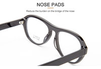 Nouvelles montures de lunettes en acétate au design classique, forme optique, pour hommes et femmes