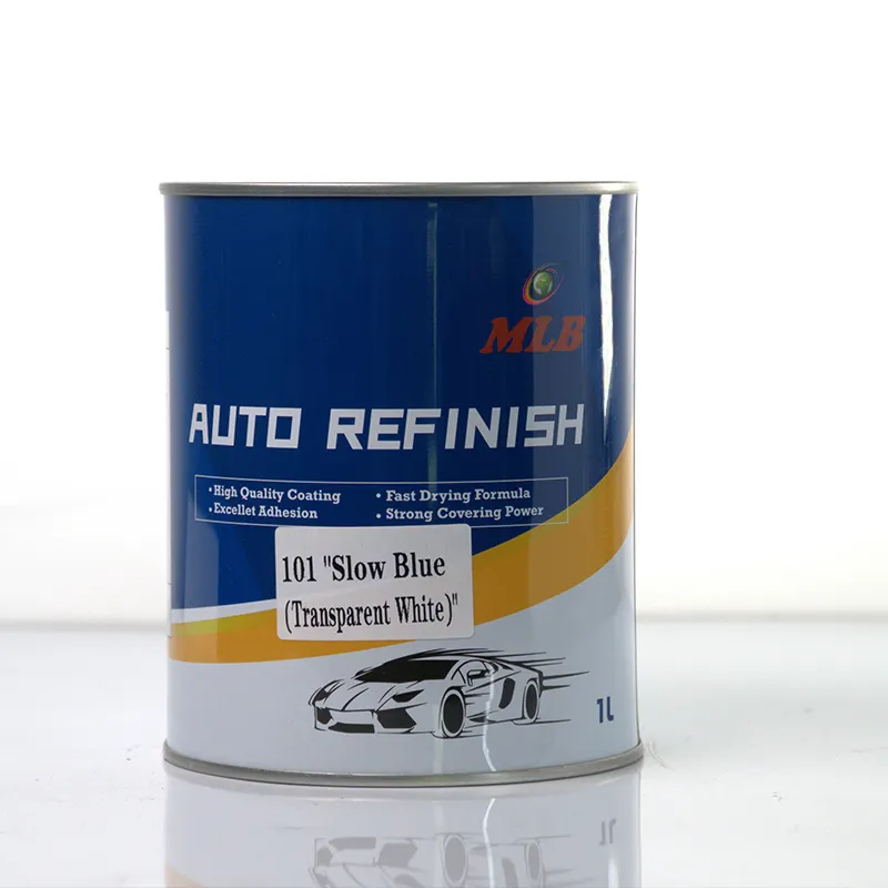 High Quality Acrylic Auto Paint Base Coat Series 1K Yellow Black Red White Green Car Paints