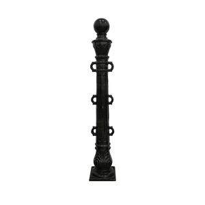 شرائط تحذير رومانية من الحديد الزهر المزخرفة في الهواء الطلق مع نظام حاجز سلسلة اختياري - Product Image 6