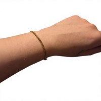 Ensemble de bracelets permanents en or/argent pour dropshipping - Cadeau pour anniversaire et Saint-Valentin
