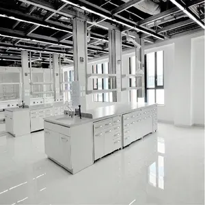 Muebles de laboratorio de alta calidad, Centro de equipos, banco de laboratorio de química para física, ciencia, biología, estudio, mesa de Laboratorio de Ciencia