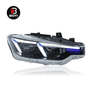 Faros Delanteros F30 para <span class=keywords><strong>BMW</strong></span> Serie 3 F35 2013-2018, Actualización LED con Luz Diurna, Faro Delantero para Parachoques, Conexión Directa - Product Image 4