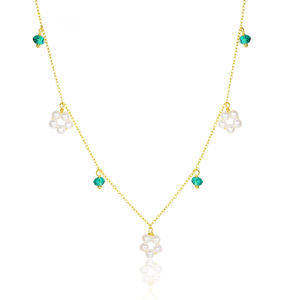 Collier pendentif en argent sterling S925, pendentif en perle d'eau douce tendance, best-seller transfrontalier, bijoux pour femmes - Product Image 1