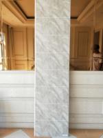 Panel de Pared para Ducha de PVC con Acabado Mármol Calcatta Brillante de 1/1.2m, Panel Decorativo para Baño de la Mejor Calidad, Impermeable y con Protección UV