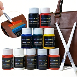 <span class=keywords><strong>Pintura</strong></span> <span class=keywords><strong>para</strong></span> Cuero No Tóxica a Base de Agua, Acrílica, Inodora, Permanente, Flexible, 12 Colores, <span class=keywords><strong>para</strong></span> Lienzo, Zapatillas, Bolsos y Manualidades - Product Image 3