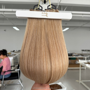 Extensions de cheveux humains bruts 100% alignés sur les cuticules, nouvelle conception Genius Weft, directement de l'usine, cheveux russes, nouveau Genius Weft - Product Image 3