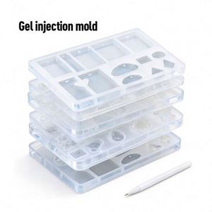 TOYSRUNNER Jewelry Resin Making Kit Play Hard Transparent Cure UV Light <b>Silicone</b> Molds <b>Tools</b> Accessories Supplies Materials - Product Image 3