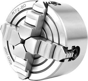 Mandrin de tour et de fraiseuse manuel K72-80 Sanou en acier à 4 mors de 80 mm, qualité supérieure indépendante, prix bas - Product Image 3