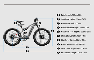 Bicicleta de Montaña de Alta Potencia con Doble Motor sin Escobillas, 48V2000W, Aluminio, Neumáticos Gruesos de 26*3.0, 17.5AH, 48km/h - Product Image 6