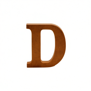 Ilan Lettre décorative en bois D 15 cm Décoration murale - Product Image 2