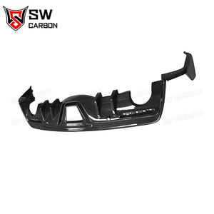 Stile <span class=keywords><strong>SW</strong></span> per Toyota Supra GR A90 A91 MK5 in fibra di carbonio stile Seibon paraurti posteriore Splitter Spoiler labbro parti auto modificato - Product Image 3